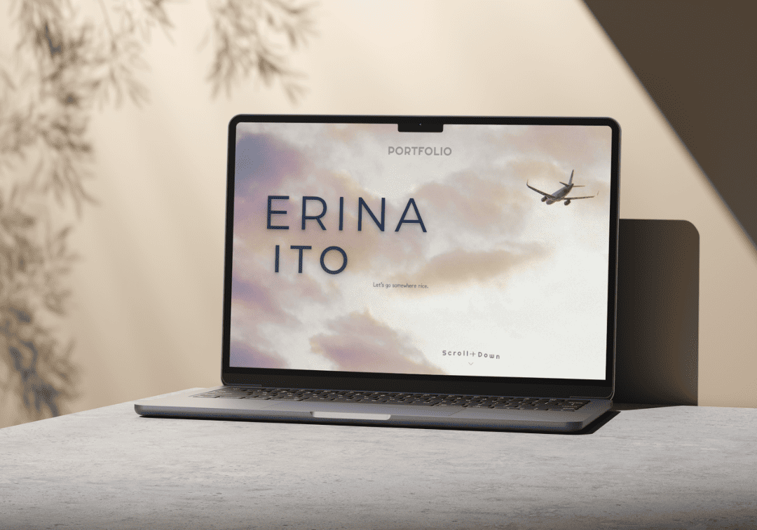 portfolioサイトモックアップ